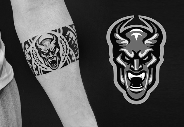 Brazalete maorí Las Rozas Black Demons